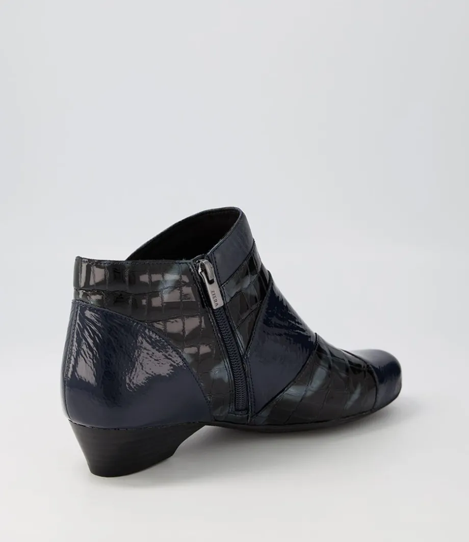 canton_xw_navy_mix_ankle_boots_2.webp Canton Xw Navy Mix Ankle Boots<ZIERA Cheap