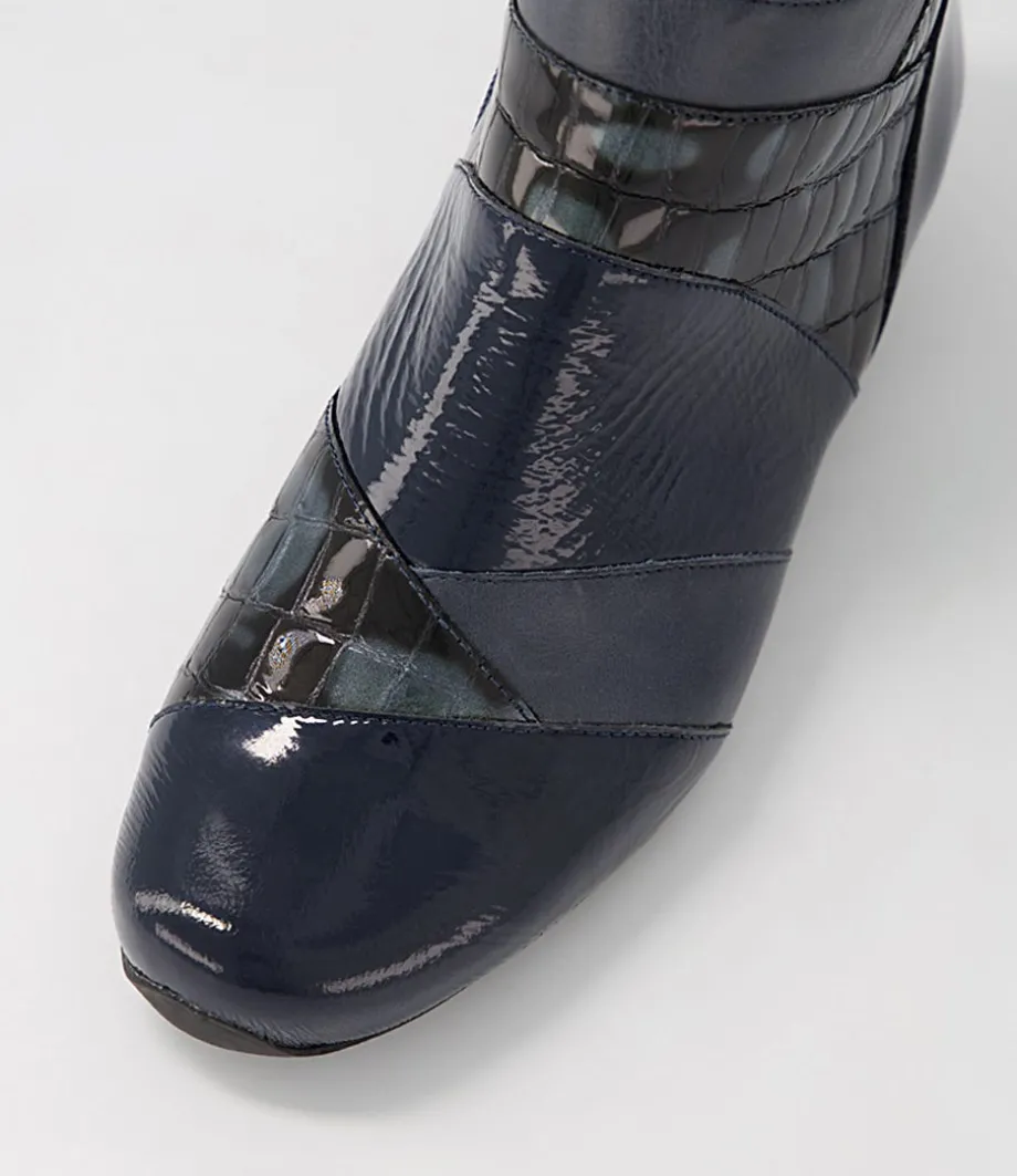 canton_xw_navy_mix_ankle_boots_3.webp Canton Xw Navy Mix Ankle Boots<ZIERA Cheap