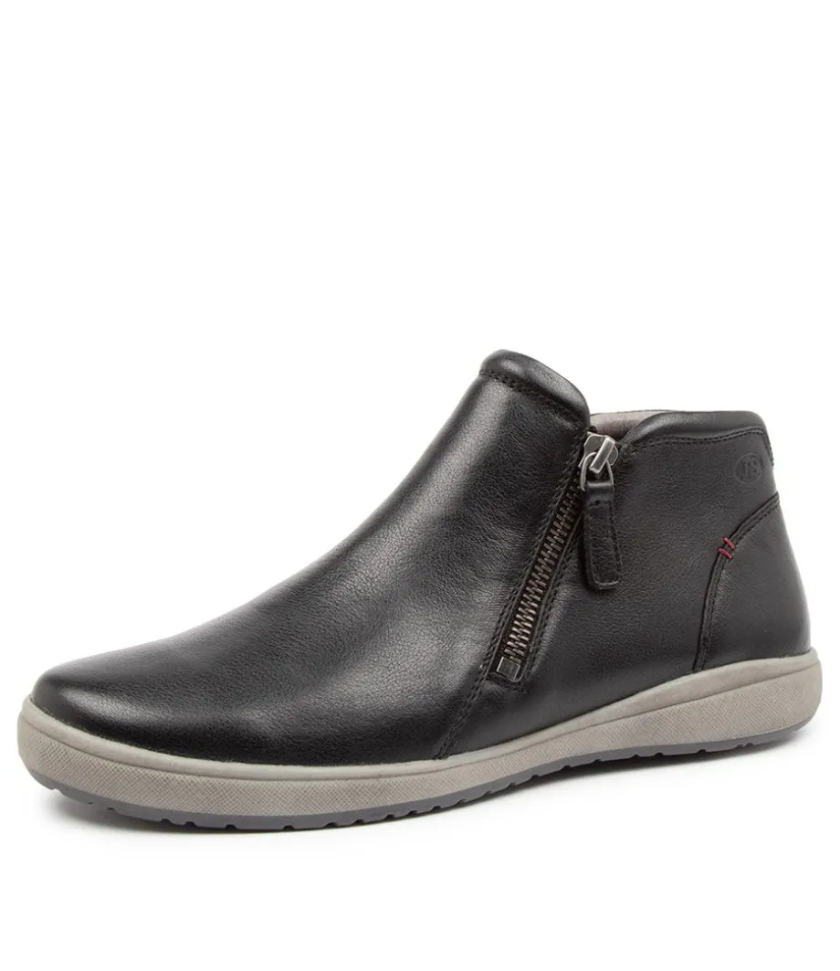 Caren 09 Black Leather<JOSEF SEIBEL Best