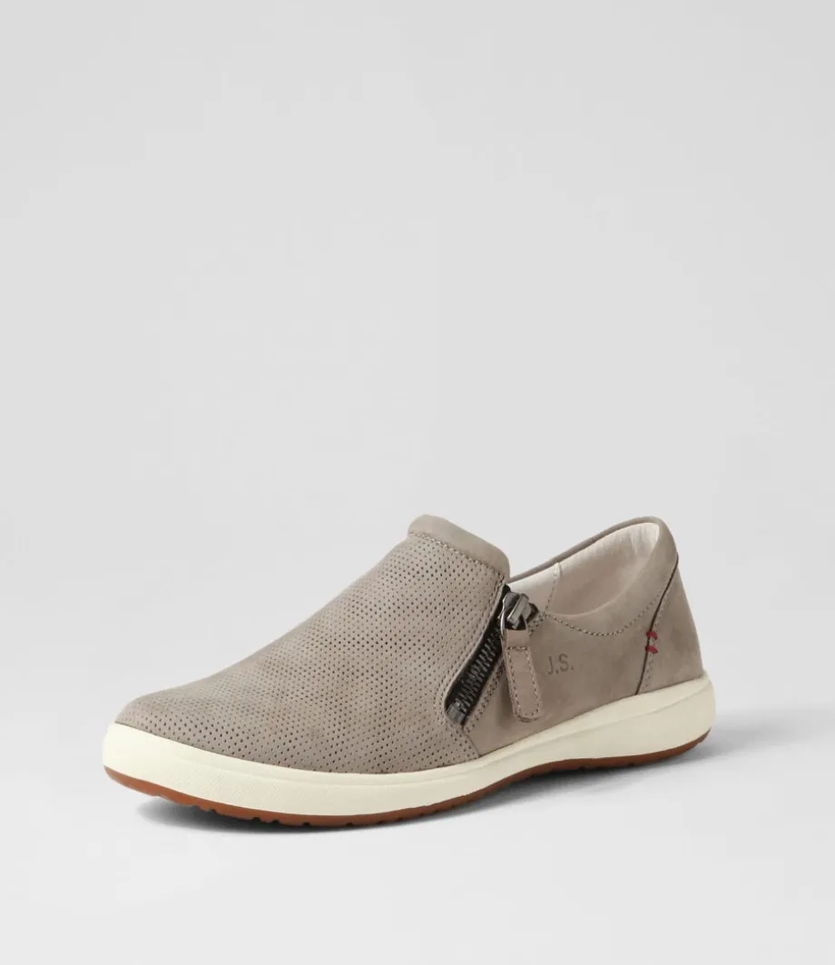 Caren 22 Grau Leather Sneakers<JOSEF SEIBEL Store