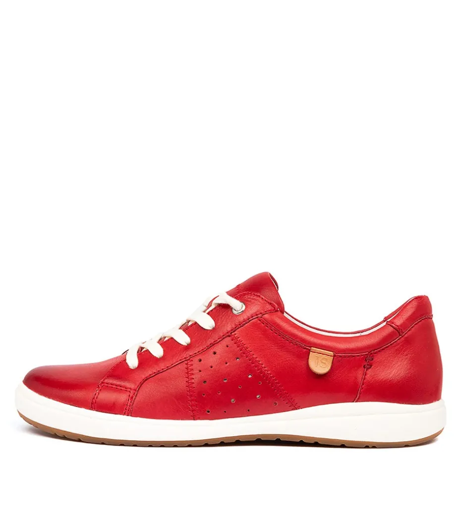 Caren 01 Red Leather<JOSEF SEIBEL Online