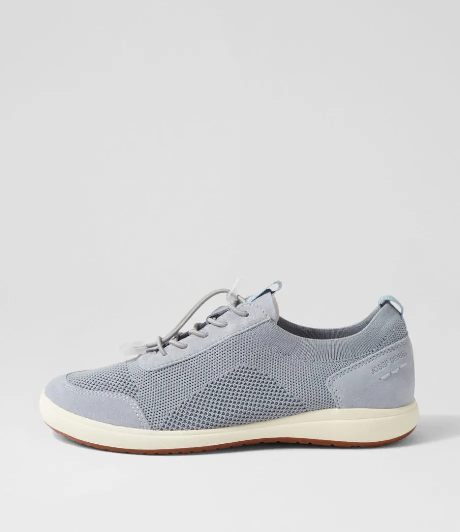 Caren 48 Skyblue Leather Sneakers<JOSEF SEIBEL Flash Sale