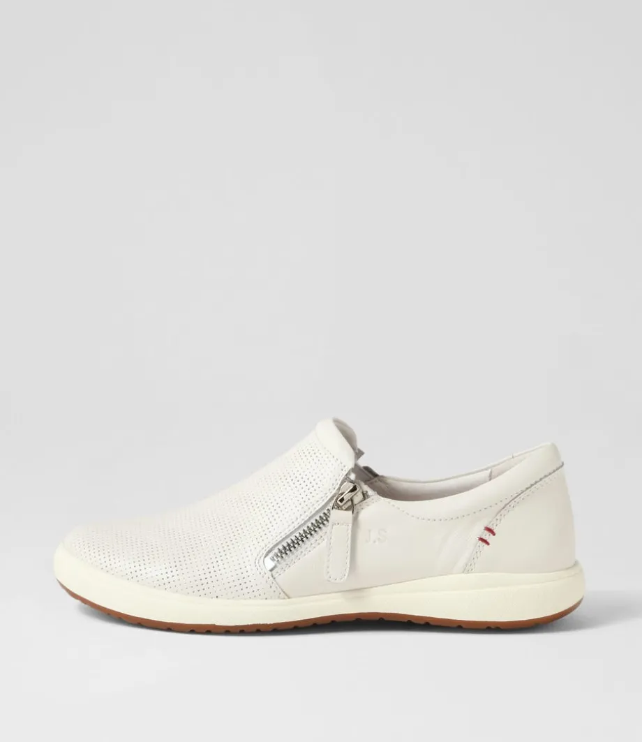 Caren 22 Weiss Leather Sneakers<JOSEF SEIBEL Outlet