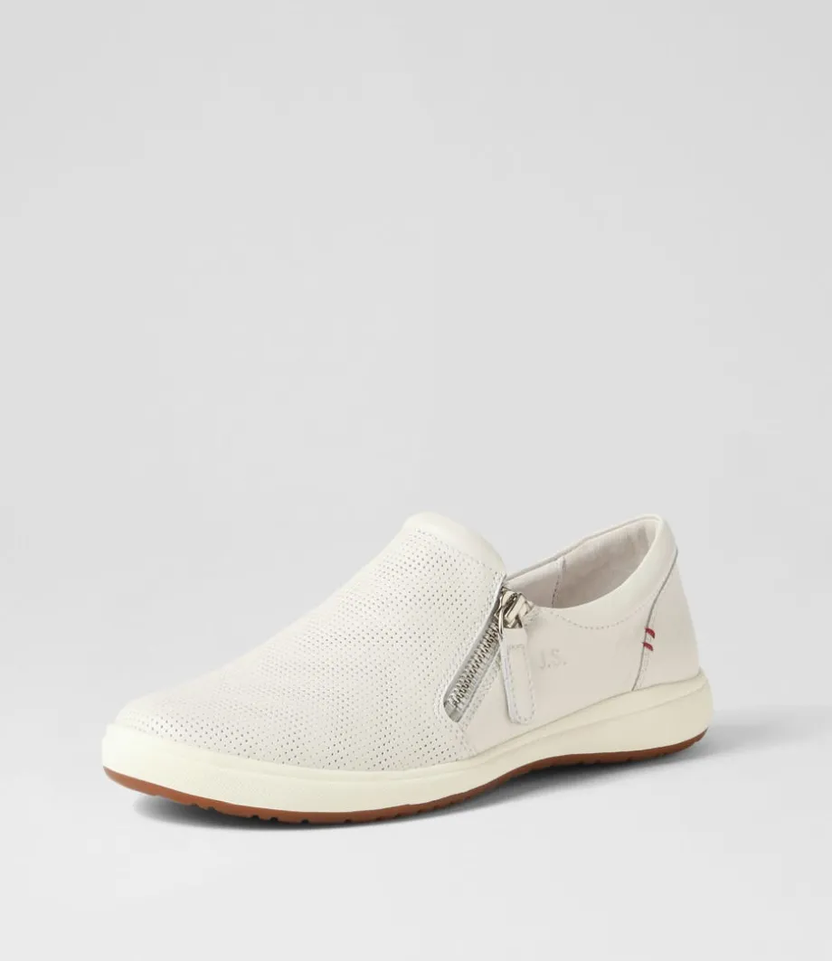 Caren 22 Weiss Leather Sneakers<JOSEF SEIBEL Outlet