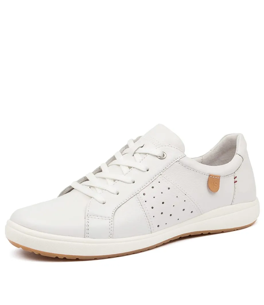 Caren 01 White Leather<JOSEF SEIBEL New