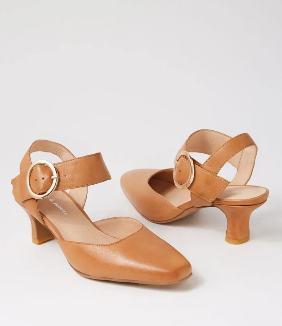 caris_tan_leather_heels_4.webp Caris Tan Leather Heels<DJANGO & JULIETTE Shop