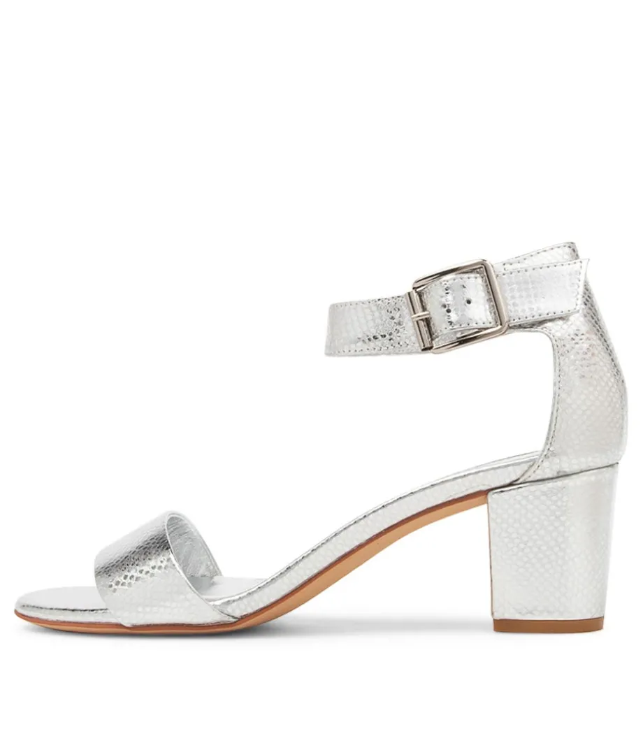 Cassier Silver Lizard Sandals<DJANGO & JULIETTE Cheap