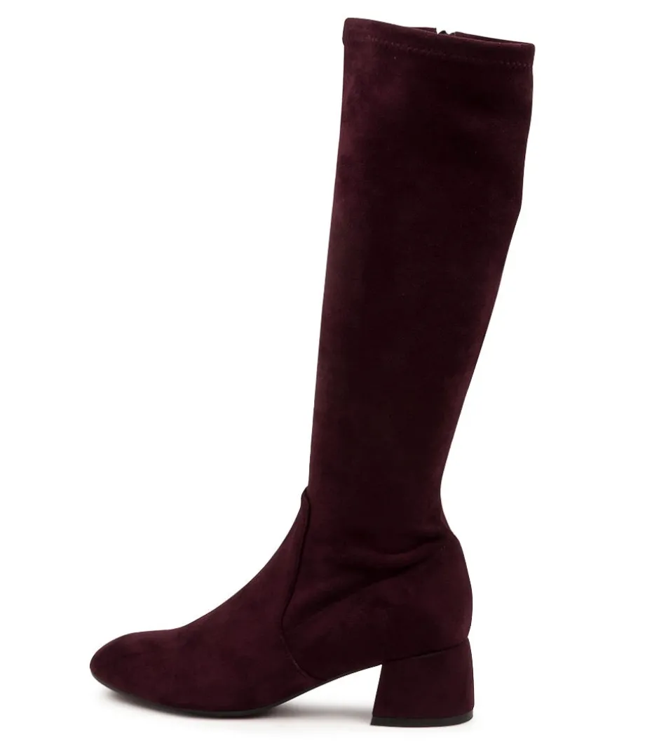 Chevy Dj Mulberry Stretch Microsuede<DJANGO & JULIETTE Sale