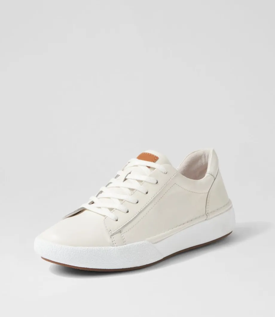 Claire 01 Weiss Leather Sneakers<JOSEF SEIBEL Cheap