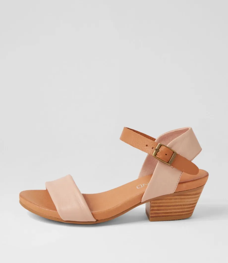 Control Cafe Dark Tan Leather Sandals<TOP END Sale