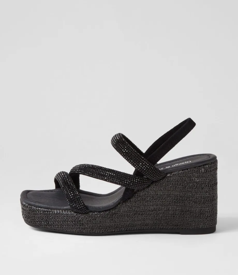 Cookie Black Mix Multi Sandals<DJANGO & JULIETTE Cheap
