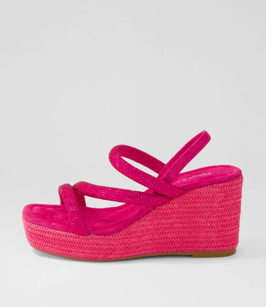 Cookie Fuchsia Mix Multi Sandals<DJANGO & JULIETTE Store