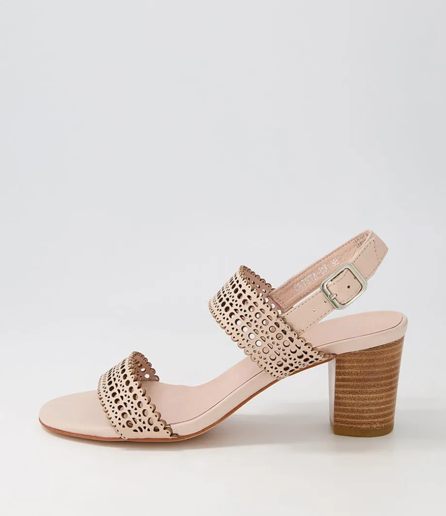 Crista Nude Leather Sandals<DJANGO & JULIETTE Cheap