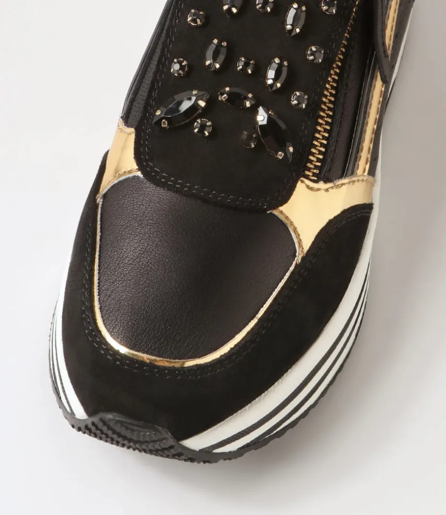 d_kency_b_black_suede_leather_sneakers_3.webp D Kency B Black Suede Leather Sneakers<GEOX Store