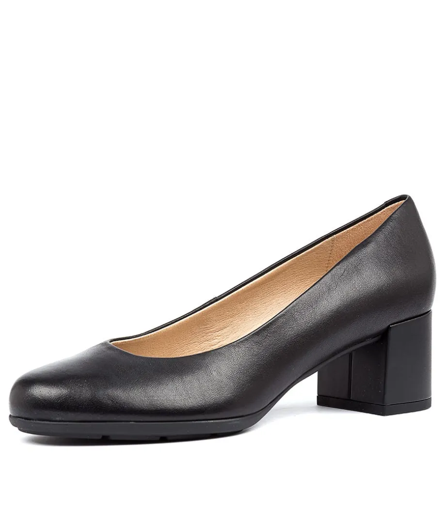 D New Annya M A Black Leather<GEOX Outlet