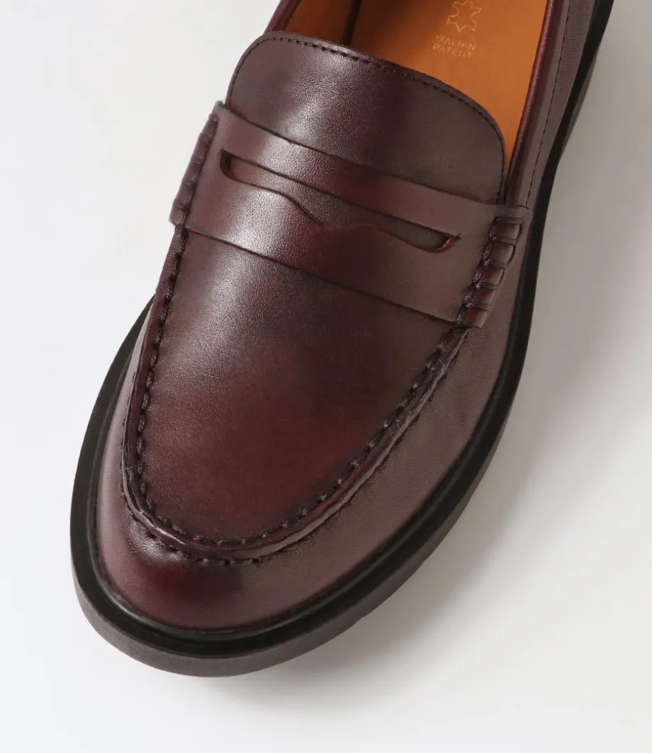 d_spherica_ec_a_dark_burgundy_leather_loafers_3.webp D Spherica Ec1 A Dark Burgundy Leather Loafers<GEOX Shop