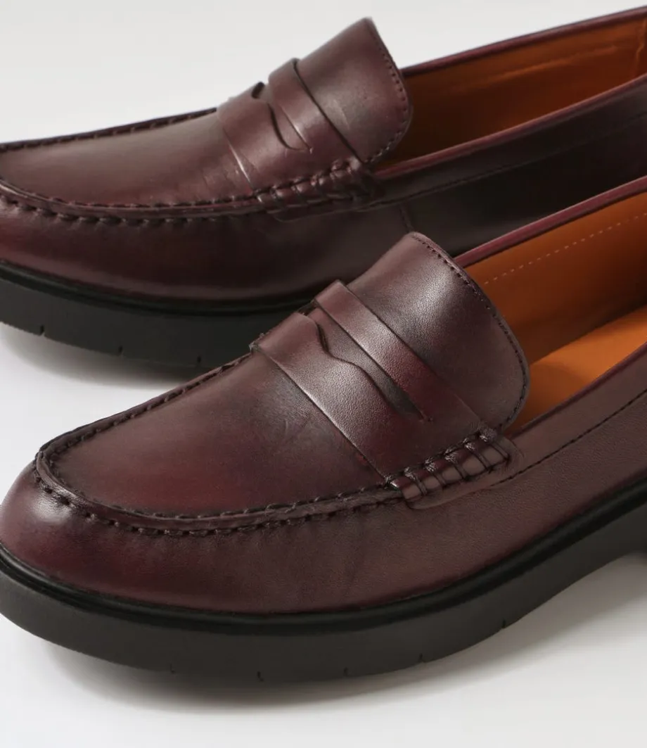 d_spherica_ec_a_dark_burgundy_leather_loafers_4.webp D Spherica Ec1 A Dark Burgundy Leather Loafers<GEOX Shop