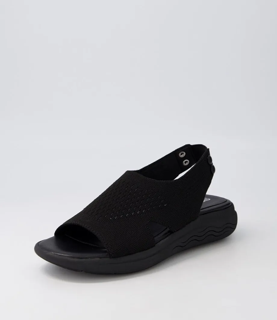 d_spherica_ec_d_black_knit_sandals_1.webp D Spherica Ec5 D Black Knit Sandals<GEOX Hot