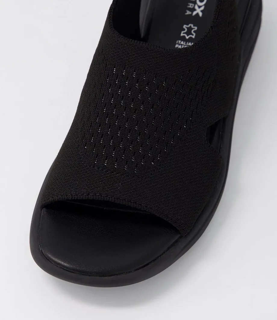 d_spherica_ec_d_black_knit_sandals_3.webp D Spherica Ec5 D Black Knit Sandals<GEOX Hot