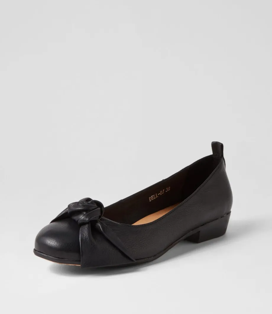 Dell Black Leather Ballet Flats<DJANGO & JULIETTE Best