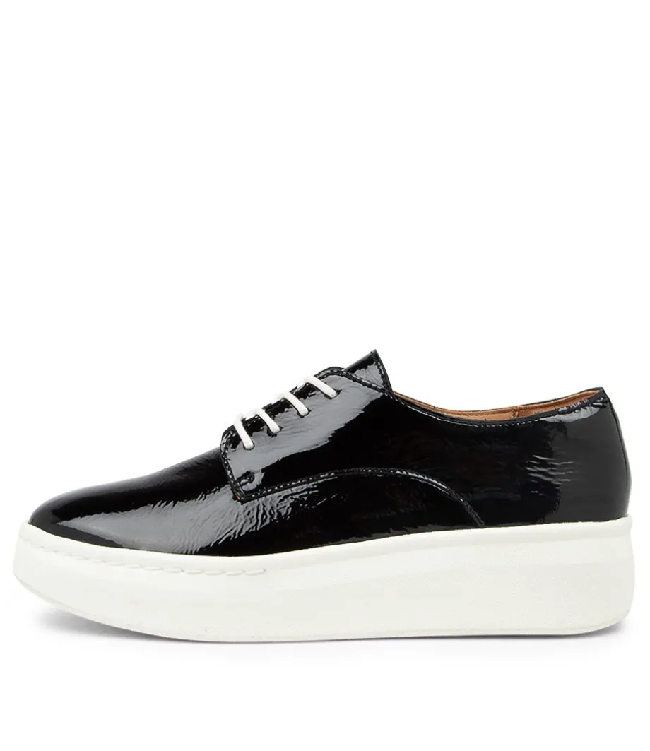 Derby City I Black Patent Leather Sneakers<ROLLIE Fashion