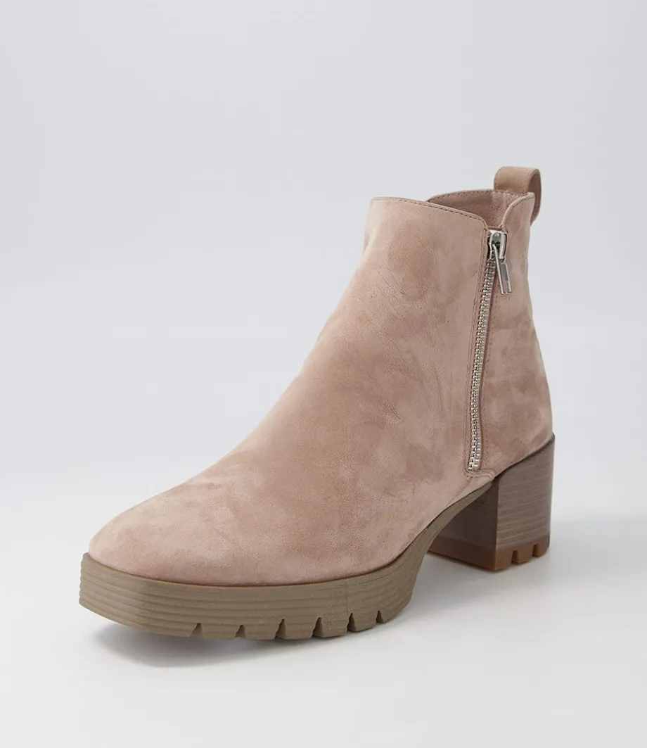 dinis_mushroom_suede_ankle_boots_1.webp Dinis Mushroom Suede Ankle Boots<DJANGO & JULIETTE Best Sale