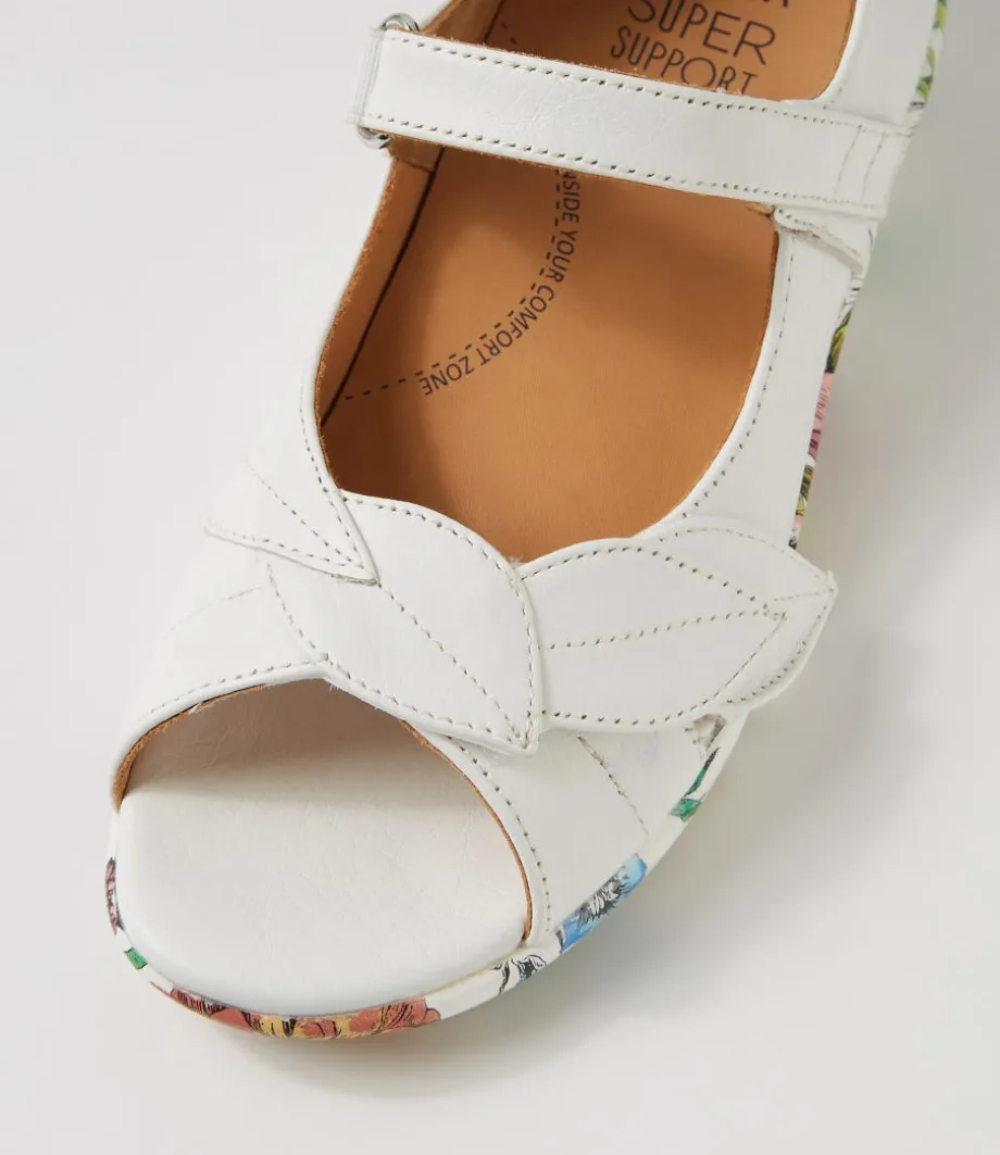 disco_w_white_bright_floral_leather_sandals_3.webp Disco W White Bright Floral Leather Sandals<ZIERA Cheap