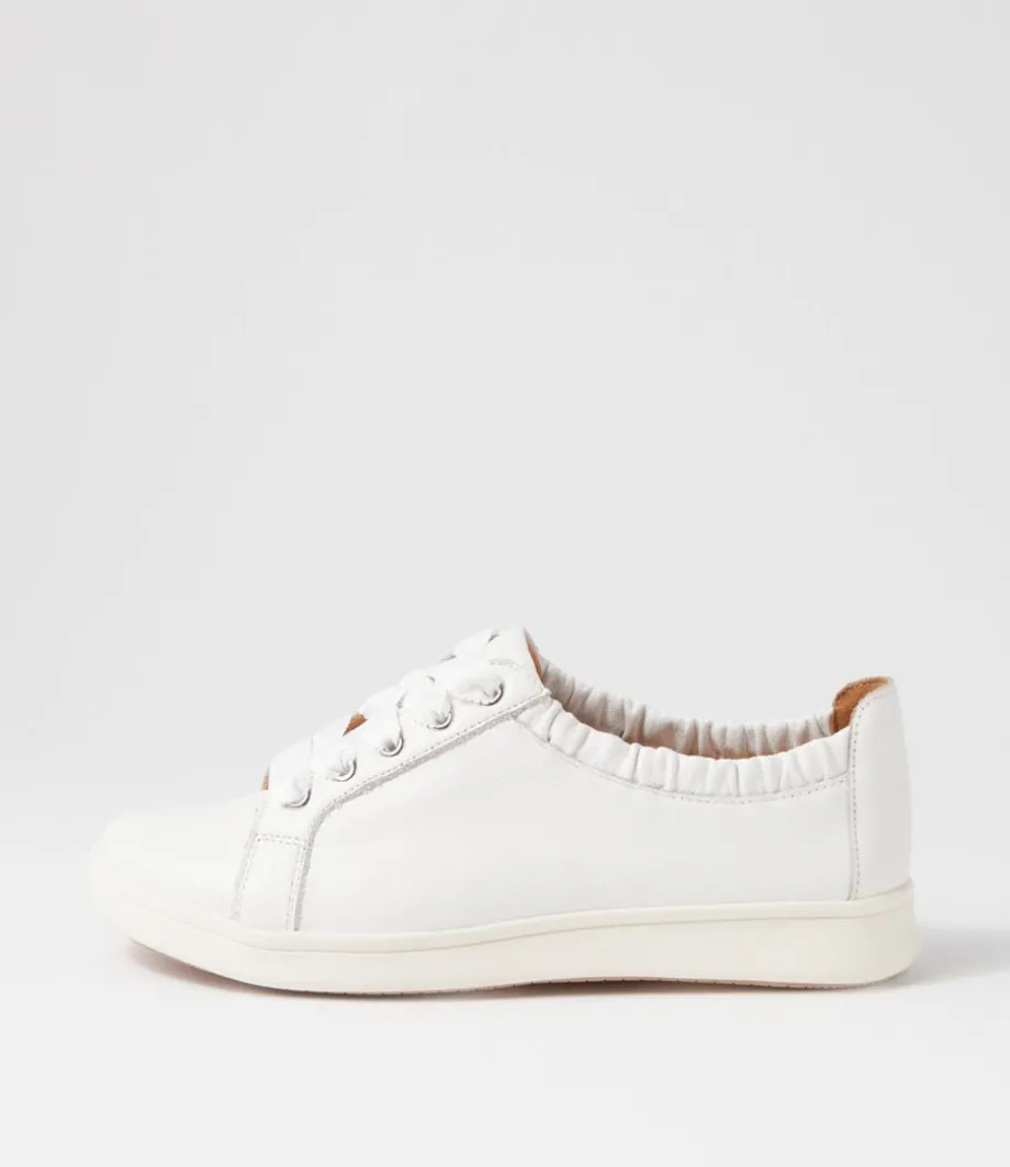 Doha Xf White Leather Sneakers<ZIERA Outlet