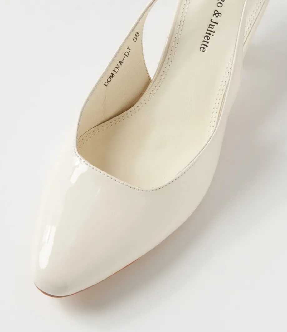 domina_ivory_patent_leather_heels_3.webp Domina Ivory Patent Leather Heels<DJANGO & JULIETTE Best Sale