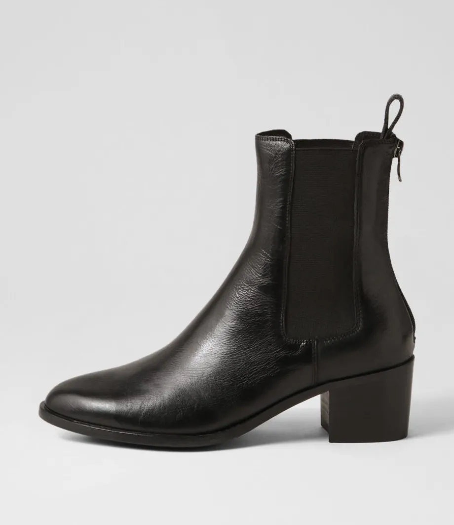 Dowell Black Leather Chelsea Boots<DJANGO & JULIETTE Best Sale