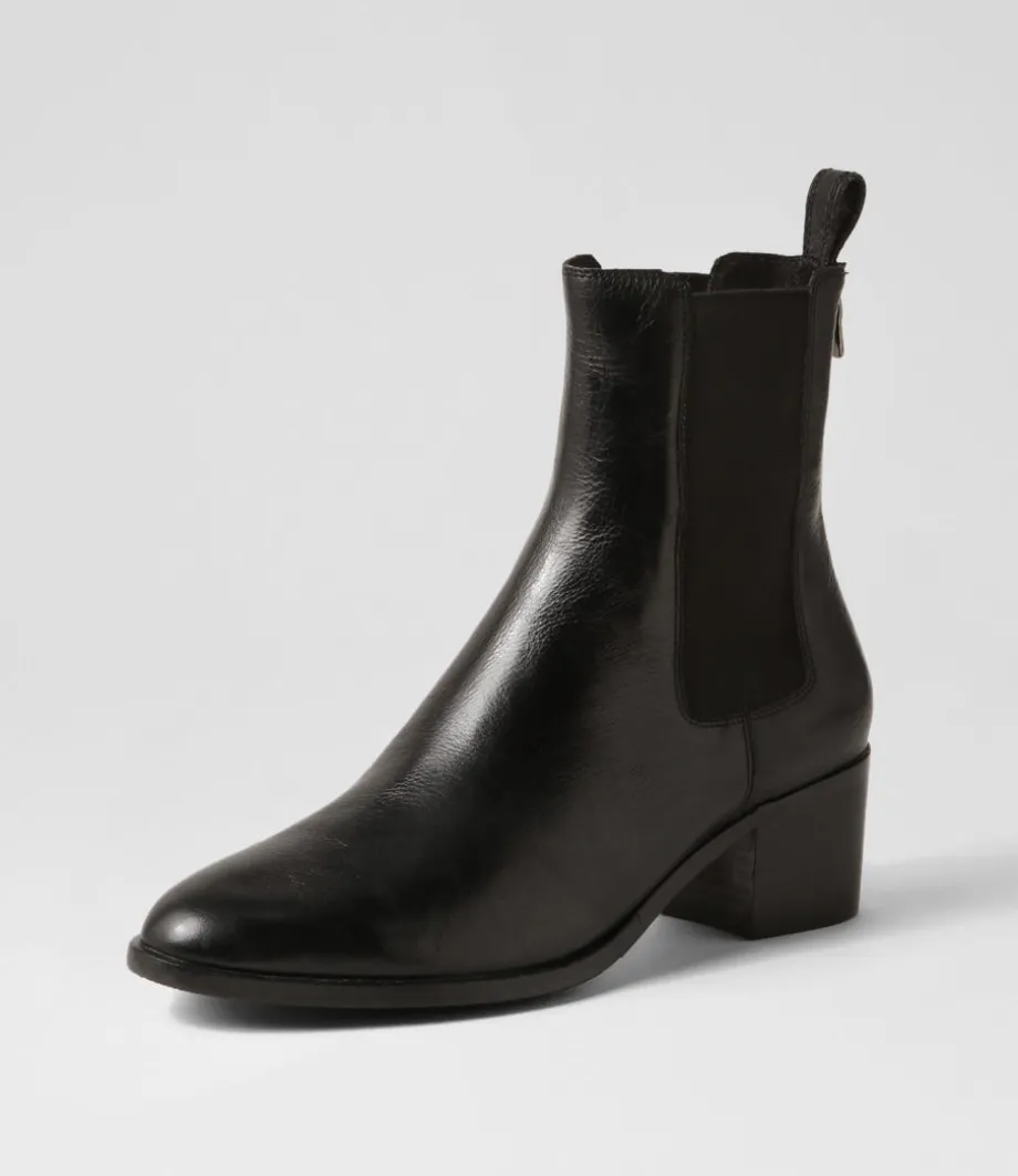 Dowell Black Leather Chelsea Boots<DJANGO & JULIETTE Best Sale