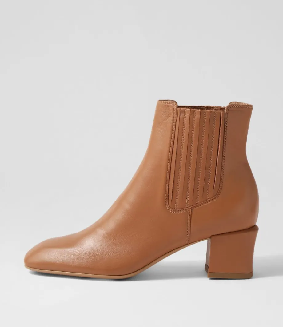 Elsea Tan Leather Chelsea Boots<TOP END Clearance