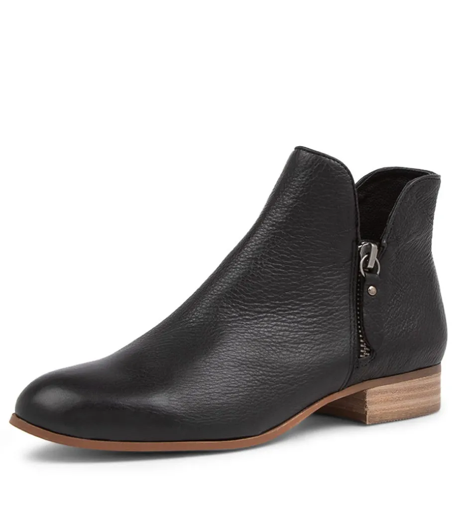 Faye Dj Black Natural Heel Leather<DJANGO & JULIETTE New
