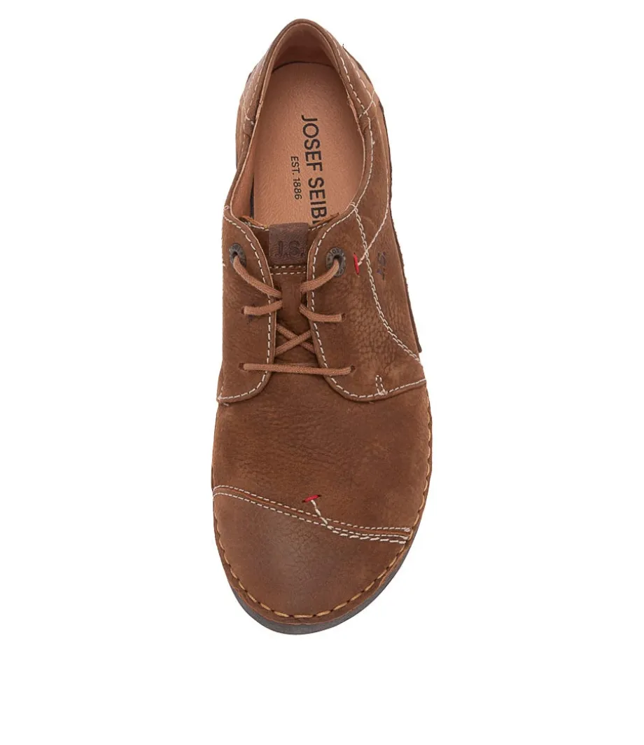 fergey__castagne_leather_sneakers_4.webp Fergey 20 Castagne Leather Sneakers<JOSEF SEIBEL Best Sale