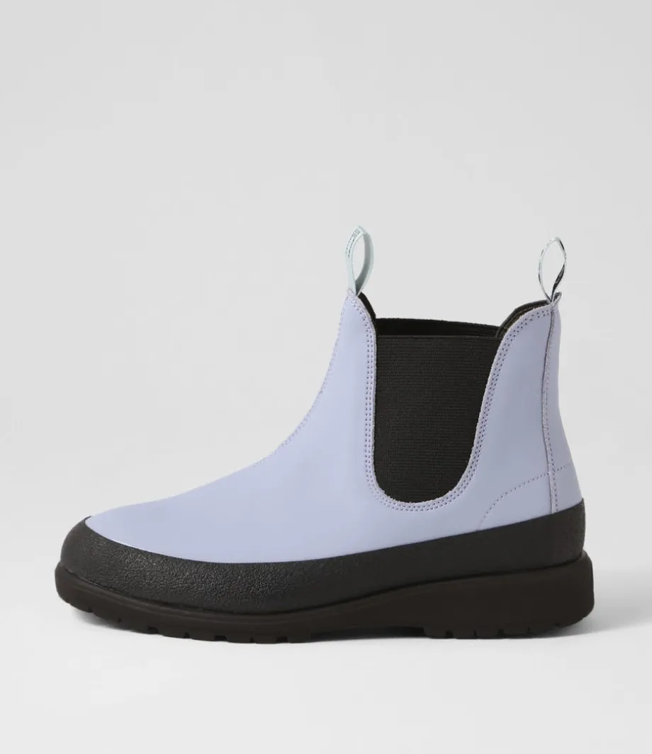 Fields Lavender Leather Chelsea Boots<ROLLIE Sale