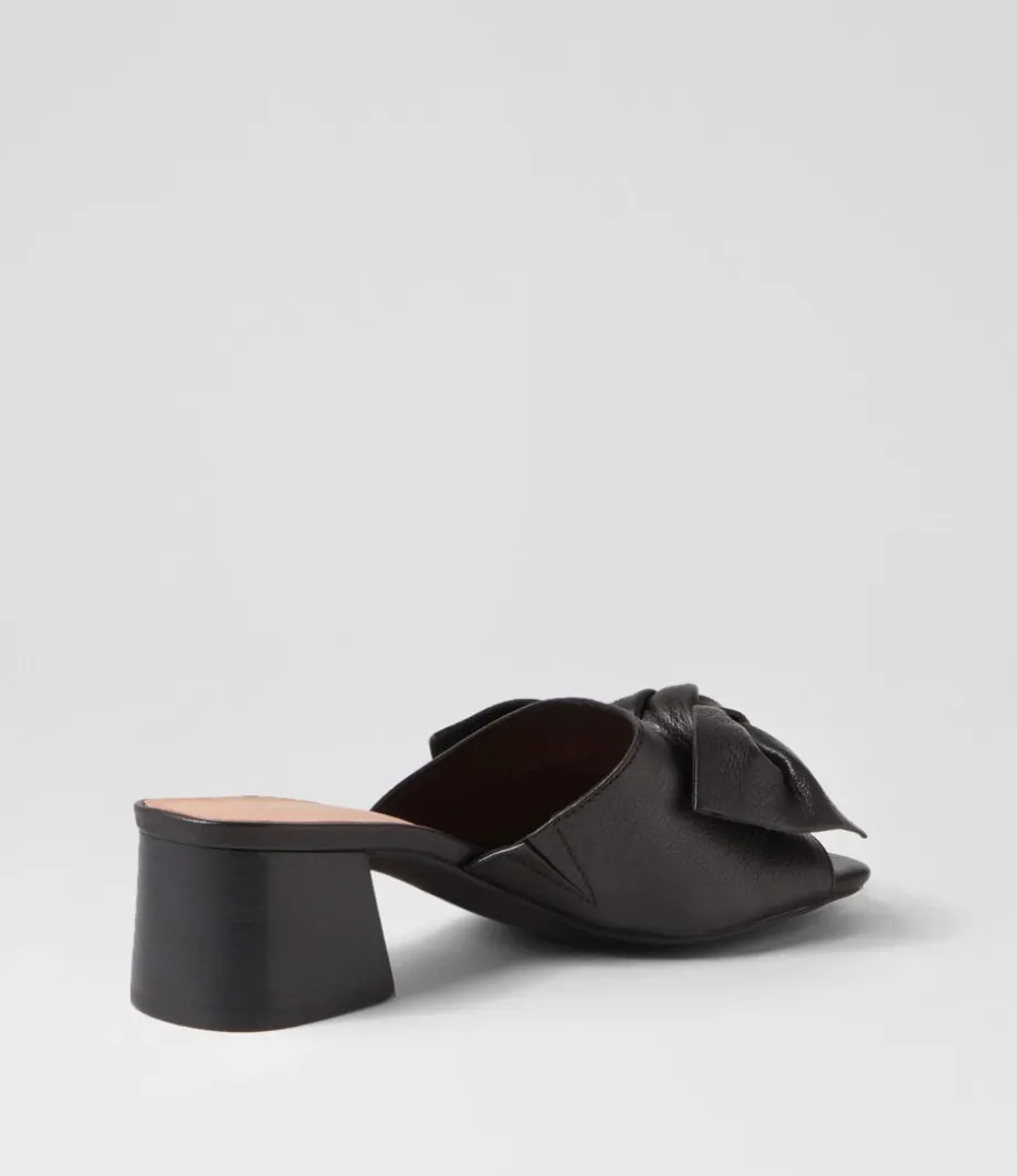 finchy_black_heel_leather_mules_2.webp Finchy Black Heel Leather Mules<DJANGO & JULIETTE Sale