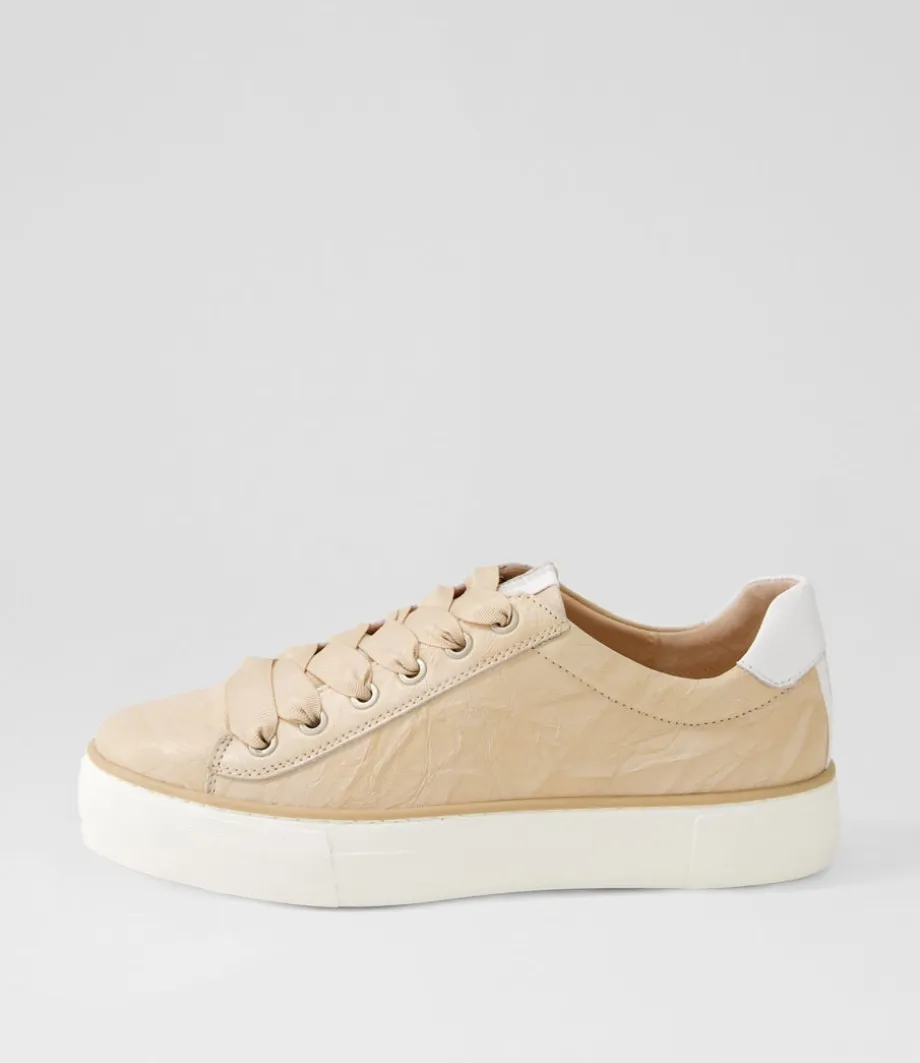 Finni Nude Shine White Multi Sneakers<DJANGO & JULIETTE Cheap