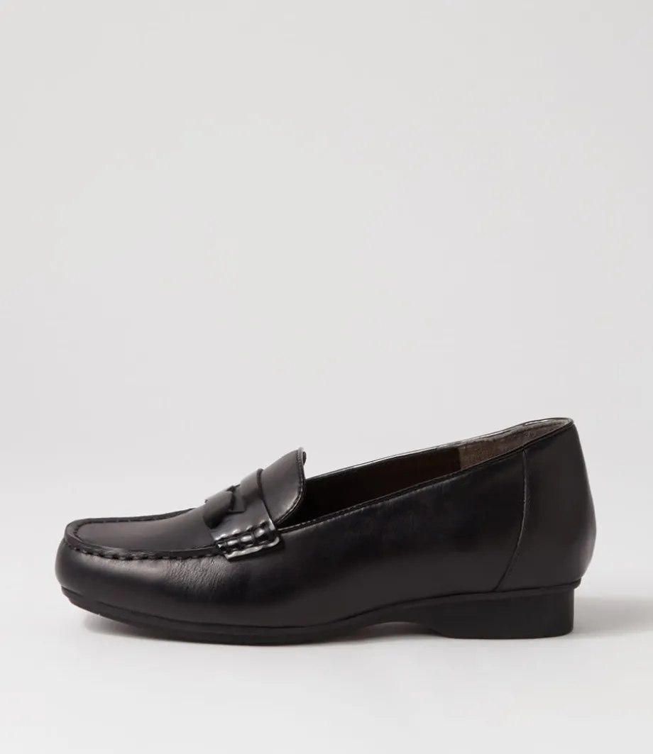 Finnit Xf Black Shine Leather Loafers<ZIERA Sale