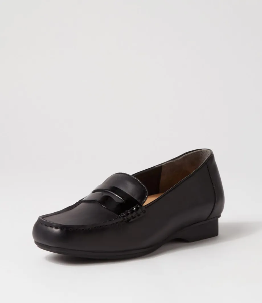 finnit_xf_black_shine_leather_loafers_1.webp Finnit Xf Black Shine Leather Loafers<ZIERA Sale