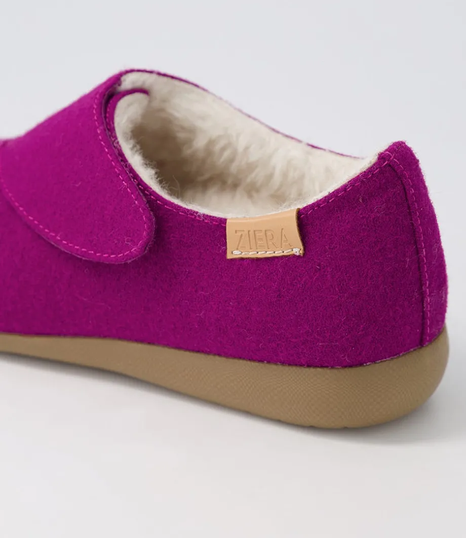 fliss_xw_dark_fuchsia_fabric_flat_shoes_4.webp Fliss Xw Dark Fuchsia Fabric Flat Shoes<ZIERA Online