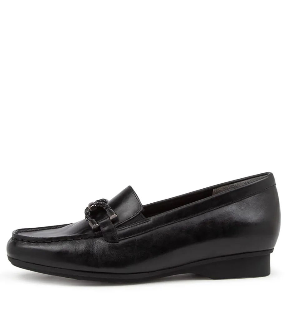 Flossys Xf Black Leather Loafers<ZIERA Flash Sale
