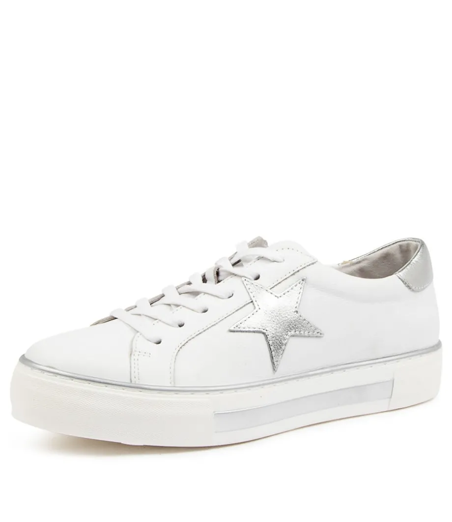 Fonno White-Silver Leathr<DJANGO & JULIETTE Sale