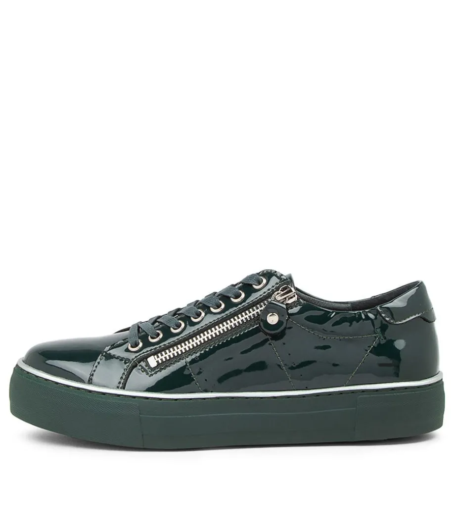 Froggy Forest Patent Leather Sneakers F Sole<DJANGO & JULIETTE Fashion
