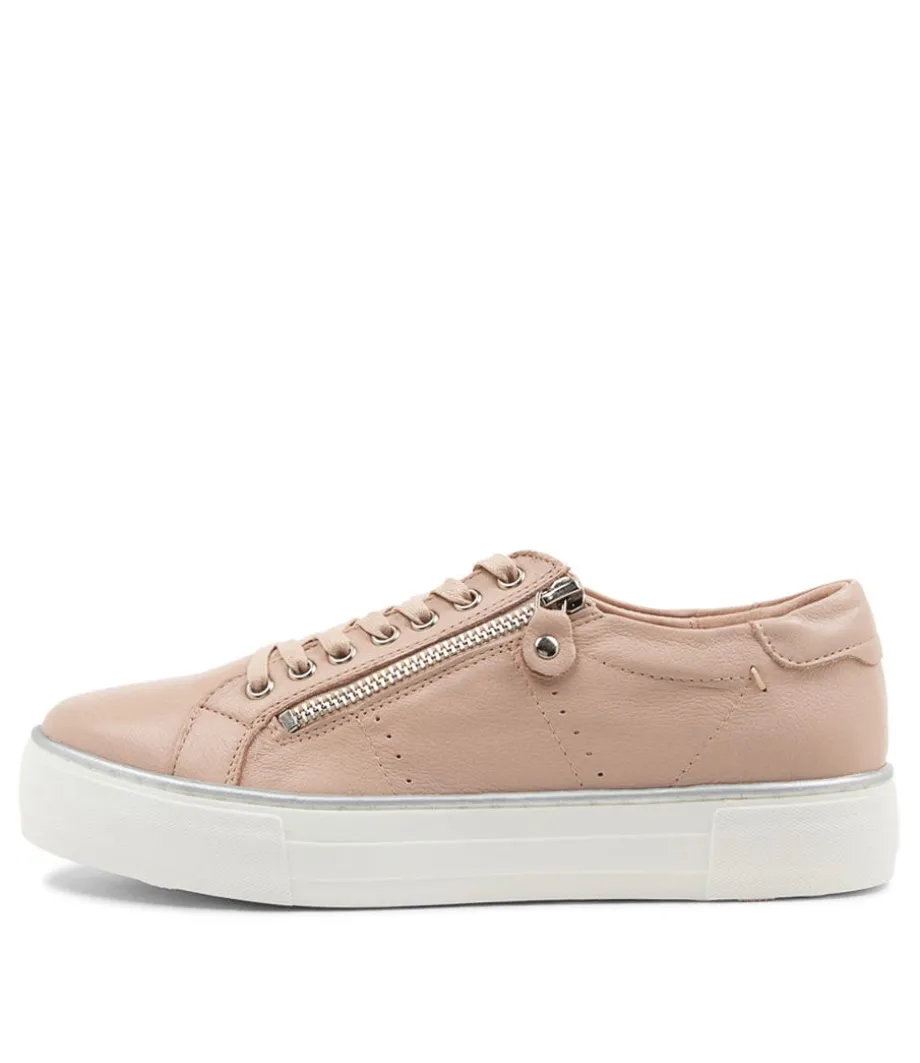 Froggy Nude Leather Sneakers<DJANGO & JULIETTE Shop