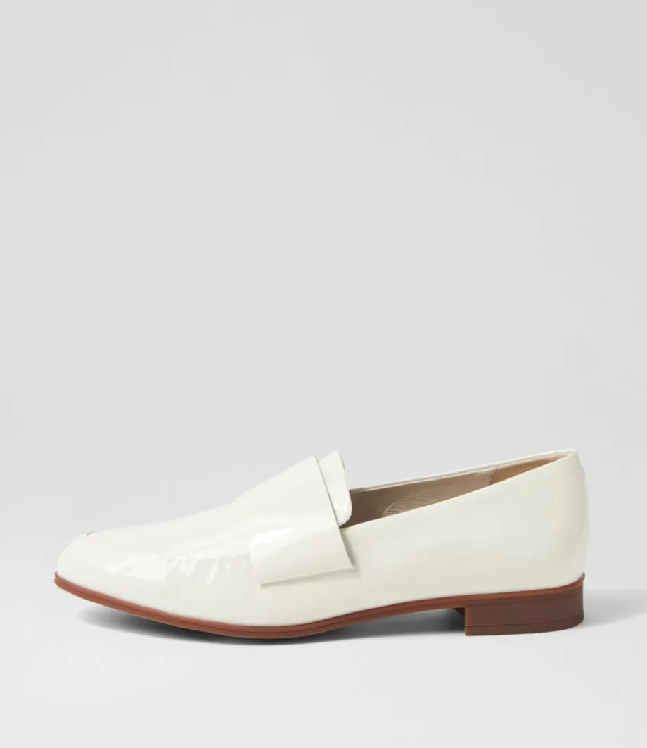 Gabrian Ivory Patent Leather Loafers<DJANGO & JULIETTE Outlet