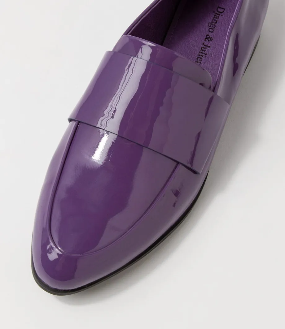 gabrian_purple_patent_leather_loafers_3.webp Gabrian Purple Patent Leather Loafers<DJANGO & JULIETTE Outlet