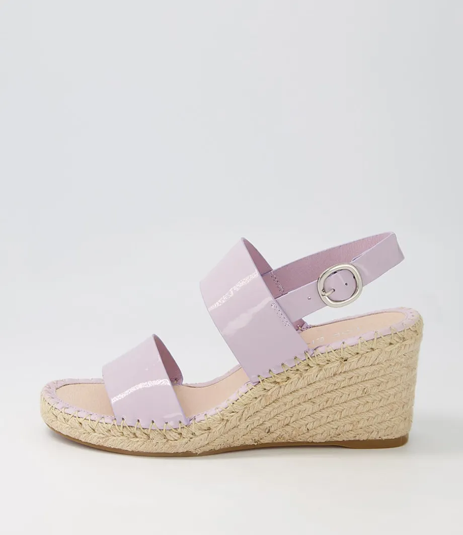 Gaga Lilac Patent Leather Espadrilles<TOP END Fashion