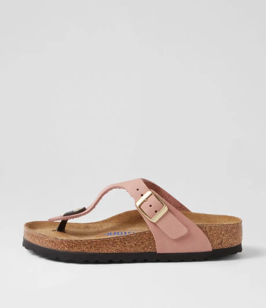 Gizeh Sfb Old Rose Nubuck Thongs<BIRKENSTOCK Online