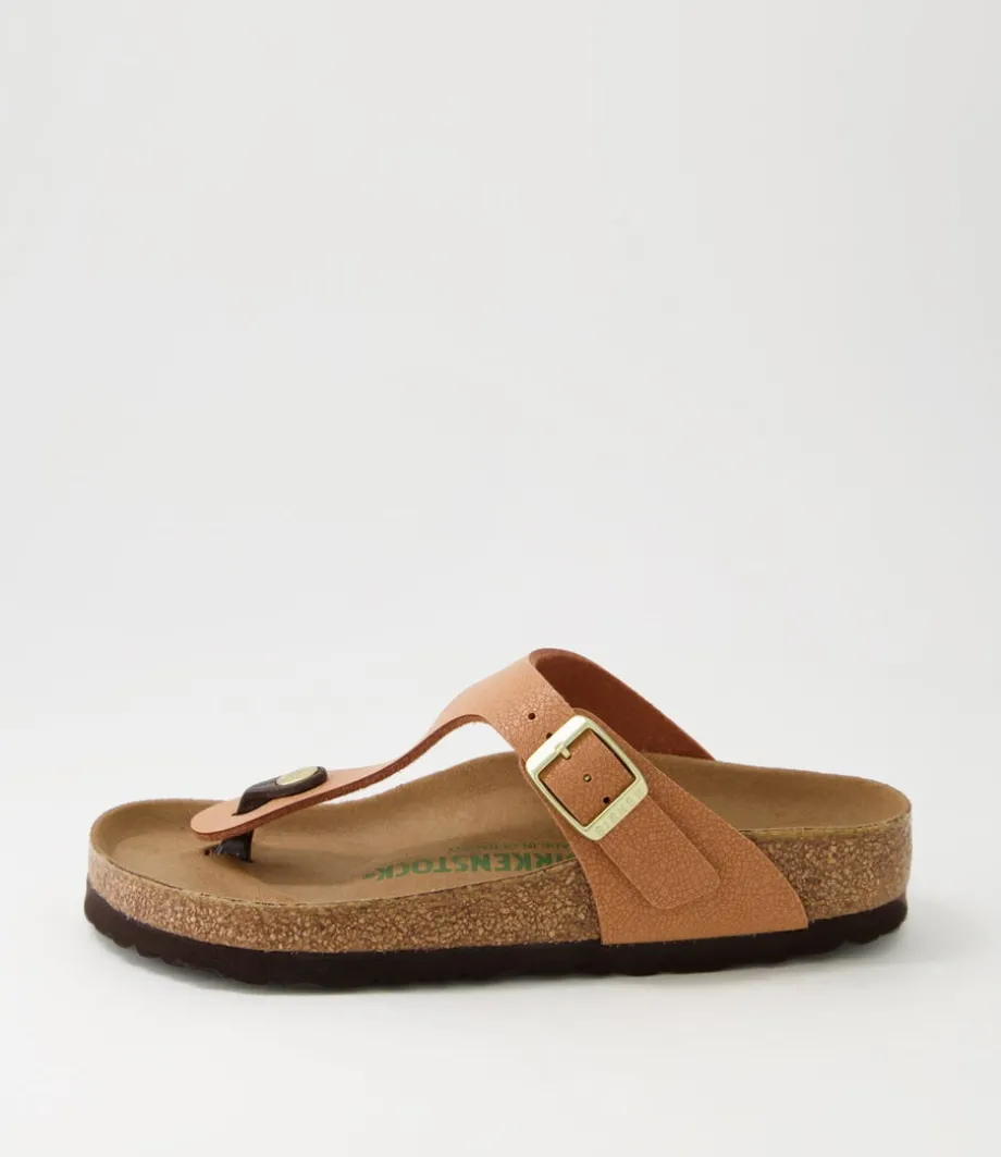 Gizeh Vegan Pecan Birkoflor Slides<BIRKENSTOCK Discount