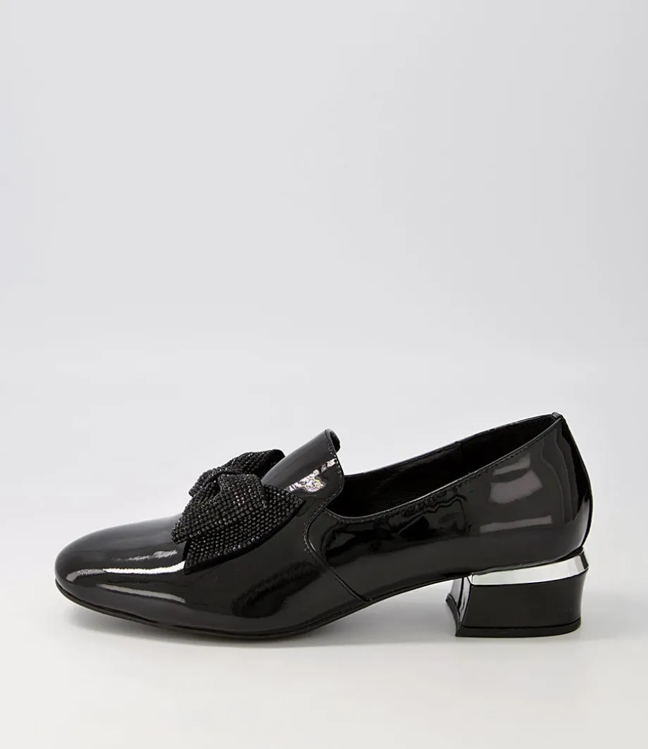 Grenada Black Patent Jewels Heels<DJANGO & JULIETTE Shop